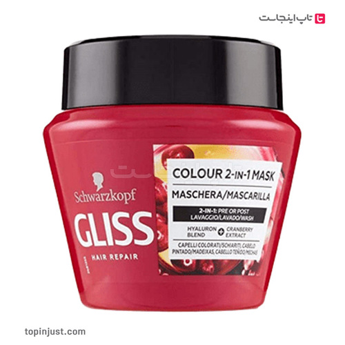 European Gliss Hair Repair 2 In 1 Bowl Regenerating Colored Hair Mask 300ml
