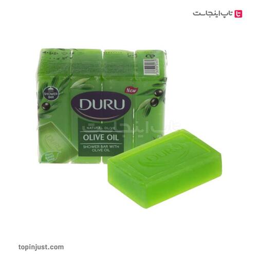 Turkish Duru Olive Oil Washing Soap 125g Pack Of 4