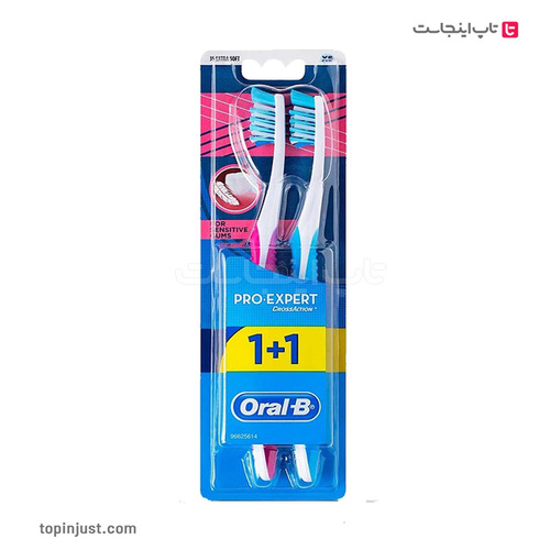 European Oral B Pro Expert Toothbrush For Sensitive Teeth Pack Of 2