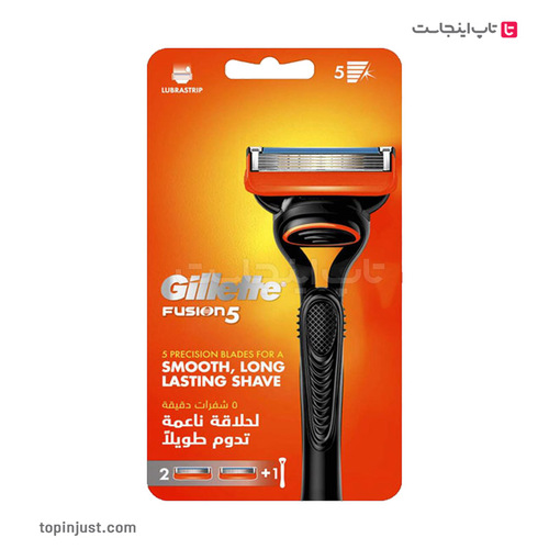 Arabic Gillette Fusion 5 Razor With Spare Blade